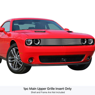 APS Polished Stainless Upper Billet Grille: Dodge Challenger 2015 - 2023