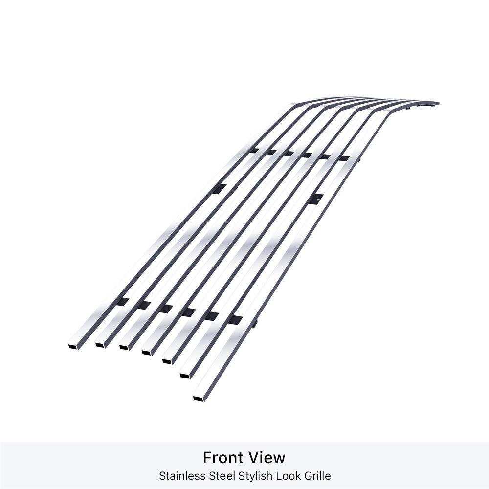 APS Polished Stainless Upper Billet Grille: Dodge Challenger 2015 - 2023