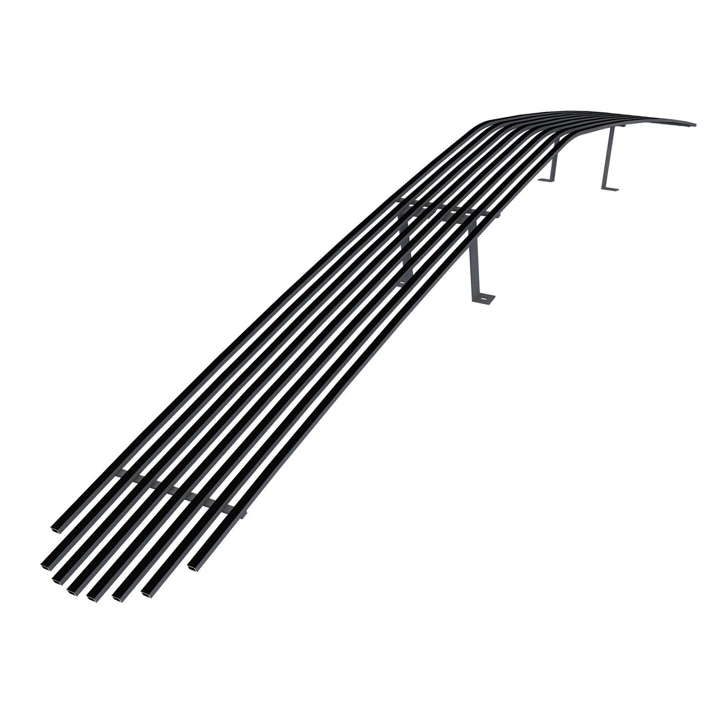 APS Phantom Black Stainless Upper Billet Grille: Dodge Challenger 2015 - 2023