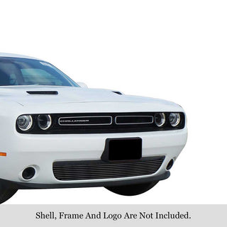 APS Black Stainless Lower Billet Grille (w/OUT Adaptive Cruise Control): Dodge Challenger 2015 - 2023