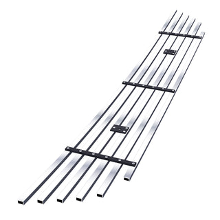 APS Polished Stainless Lower Billet Grille (Version 2): Dodge Charger GT & SXT (w/OUT Adaptive Cruise Control) 2015 - 2023