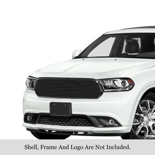APS Black Stainless Upper Billet Grille: Dodge Durango 2014 - 2017