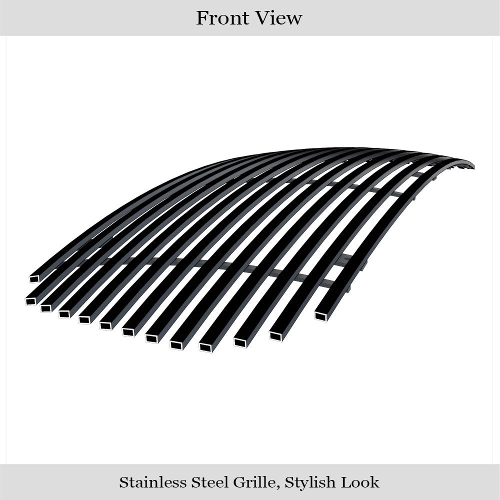 APS Black Stainless Upper Billet Grille: Dodge Durango 2014 - 2017