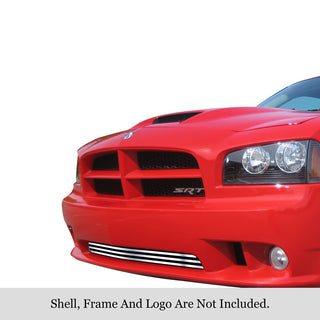 APS Polished Stainless Lower Billet Grille: Dodge Charger 2006 - 2010