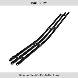 APS Black Stainless Lower Billet Grille: Dodge Charger 2006 - 2010