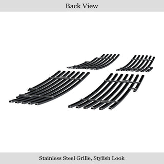 APS Black Stainless Upper Billet Grille (Version 1): Dodge Durango 2004 - 2006
