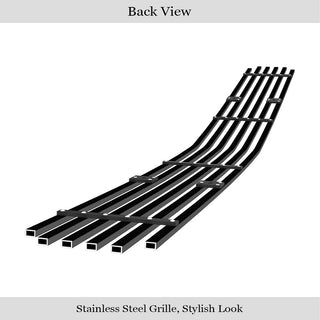 APS Black Stainless Upper Billet Grille: Dodge Challenger 2009 - 2014