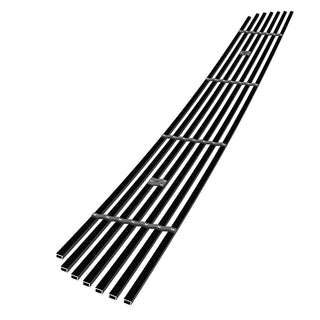 APS Black Stainless Lower Billet Grille: Dodge Durango 2011 - 2013