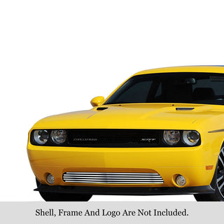 APS Polished Stainless Lower Billet Grille: Dodge Challenger 2011 - 2014