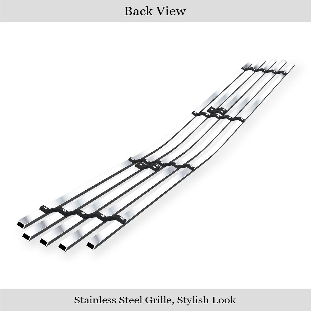 APS Polished Stainless Lower Billet Grille: Dodge Challenger 2011 - 2014