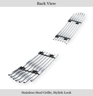 APS Polished Stainless Lower Billet Grille (WITH Adaptive Cruise Control): Dodge Charger 2015 - 2018