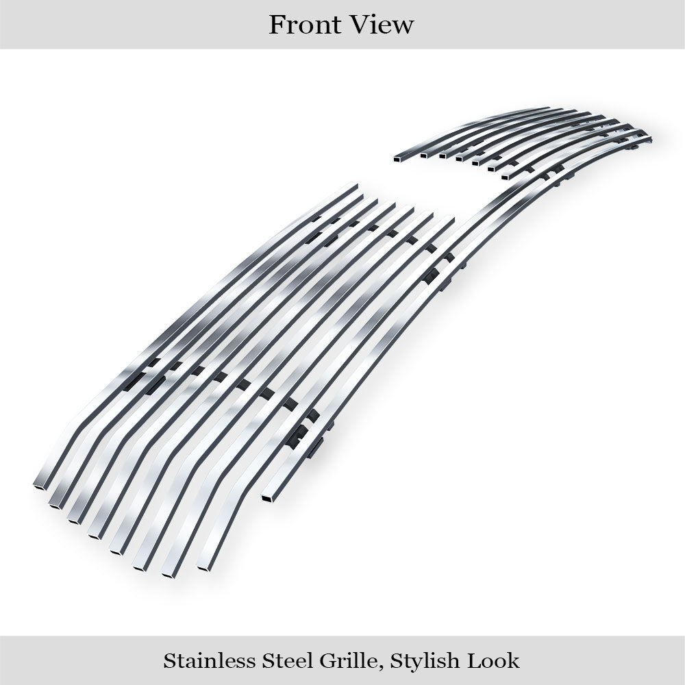 APS Polished Stainless Lower Billet Grille (WITH Adaptive Cruise Control): Dodge Durango 2018 - 2020