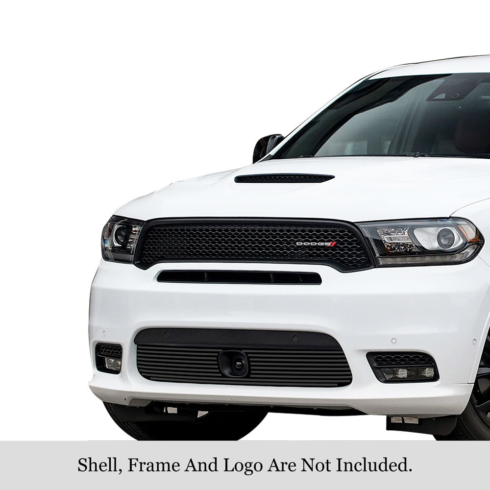 APS Black Stainless Lower Billet Grille: Dodge Durango 2018 - 2020