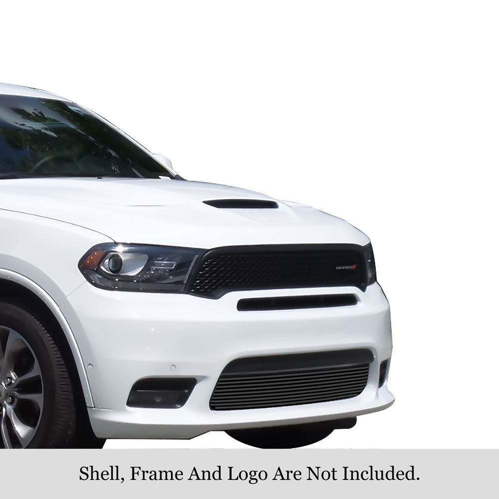 APS Black Stainless Lower Billet Grille: Dodge	Durango	2018 - 2020
