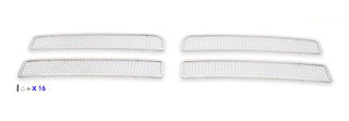APS Polished Stainless Upper Mesh Grille: Dodge Ram 1994 - 2001