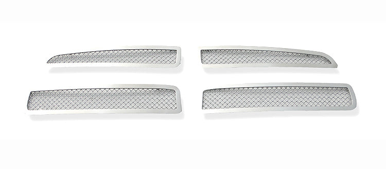 APS Polished Stainless Upper Mesh Grille (1.8mm Wire): Dodge Charger 2011 - 2014