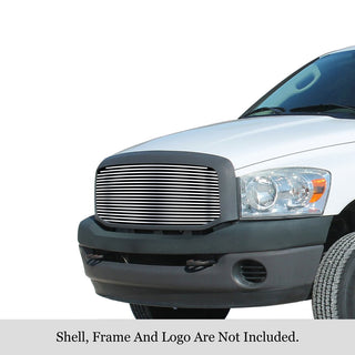 APS Polished Stainless Upper Billet Grille: Dodge Ram 2006 - 2008