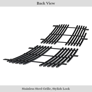 APS Black Stainless Upper Billet Grille (Version 1): Dodge Dakota 2005 - 2007