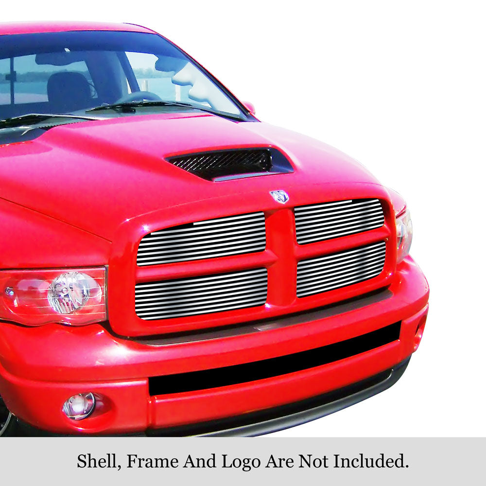 APS Polished Stainless Upper Billet Grille: Dodge Ram 2002 - 2005