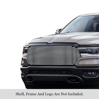 APS Polished Stainless Upper Billet Grille (Laramie/Lone Star/Big Horn/Tradesman): Ram 1500 2019 - 2024