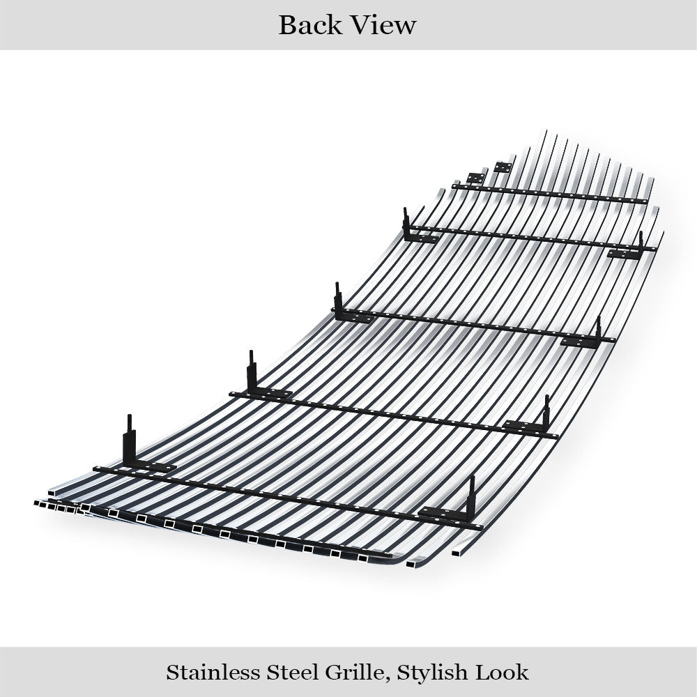 APS Polished Stainless Upper Billet Grille (Laramie/Lone Star/Big Horn/Tradesman): Ram 1500 2019 - 2024