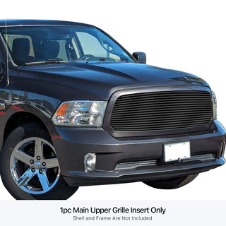 APS Black Stainless Upper Billet Grille: Ram 1500 2013 - 2018