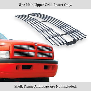 APS Polished Stainless Upper Billet Grille: Dodge Ram 1994 - 2001