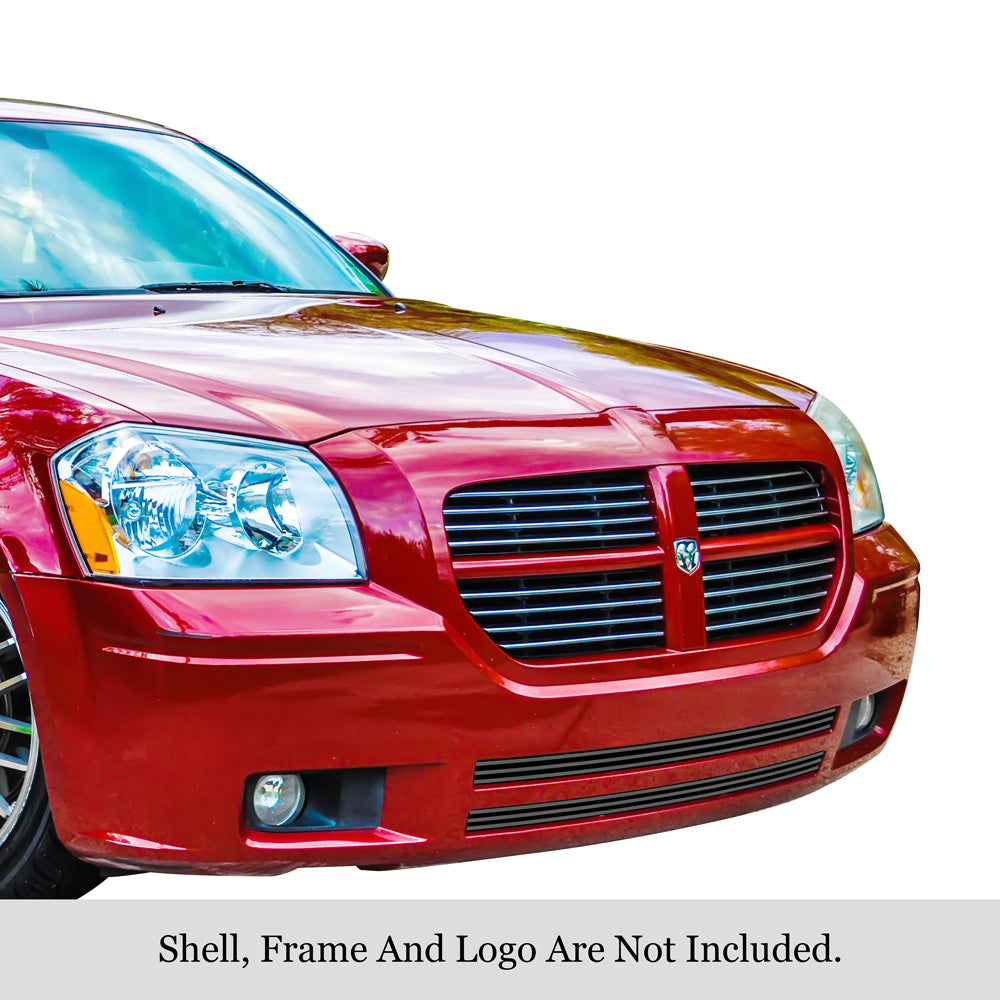 APS Black Stainless Lower Billet Grille: Dodge Magnum 2005 - 2007