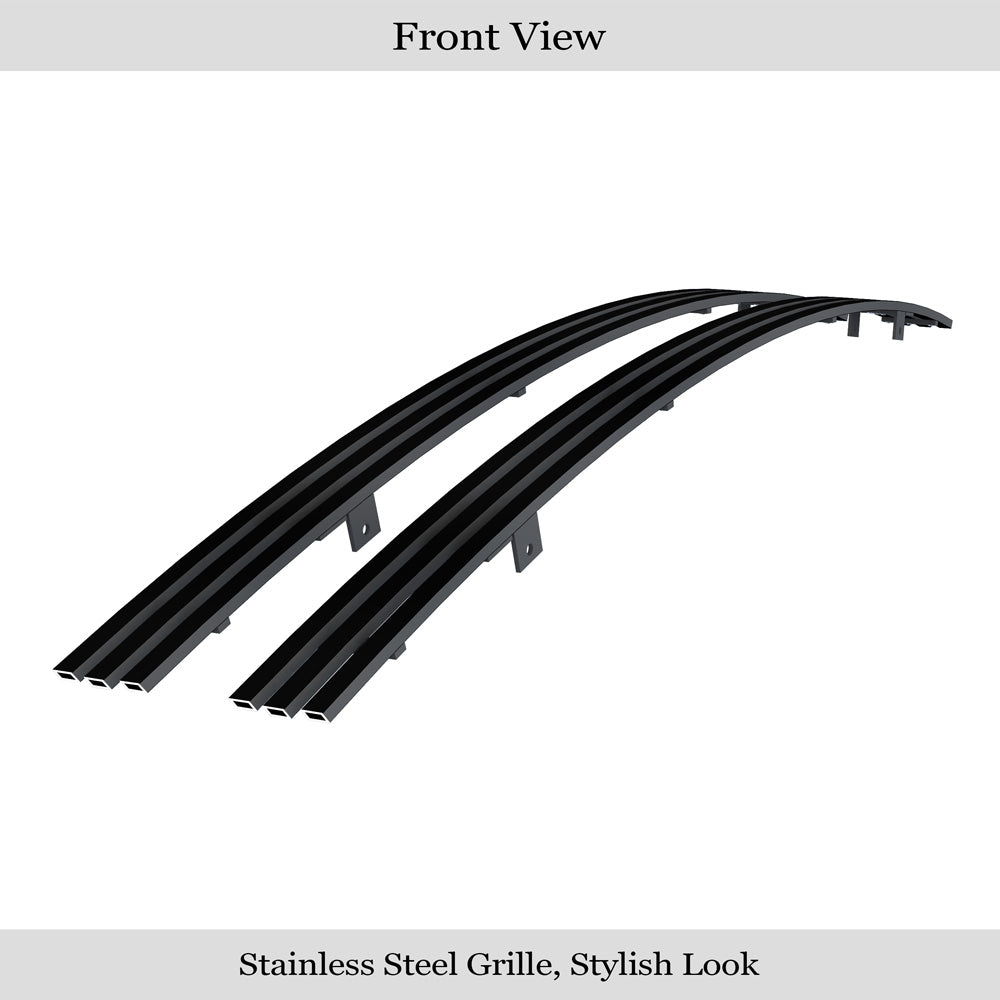 APS Black Stainless Lower Billet Grille: Dodge Magnum 2005 - 2007