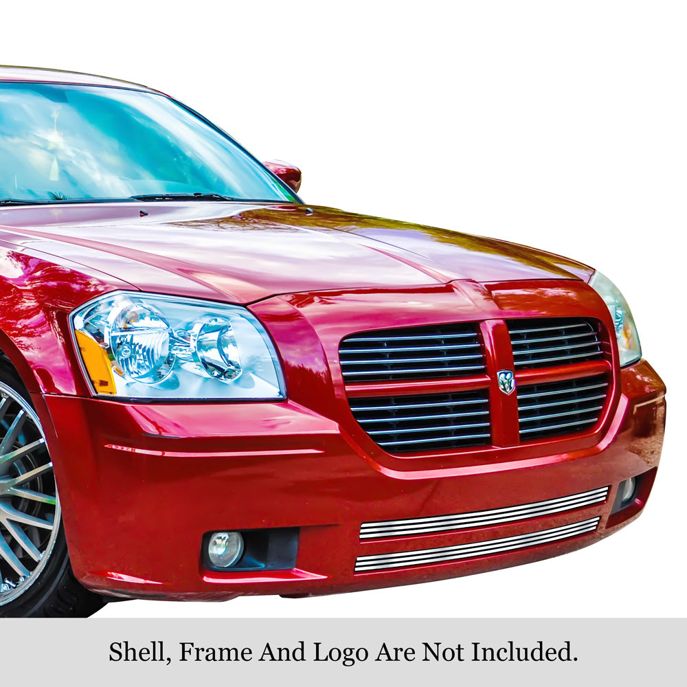 APS Polished Stainless Lower Billet Grille: Dodge Magnum 2005 - 2007