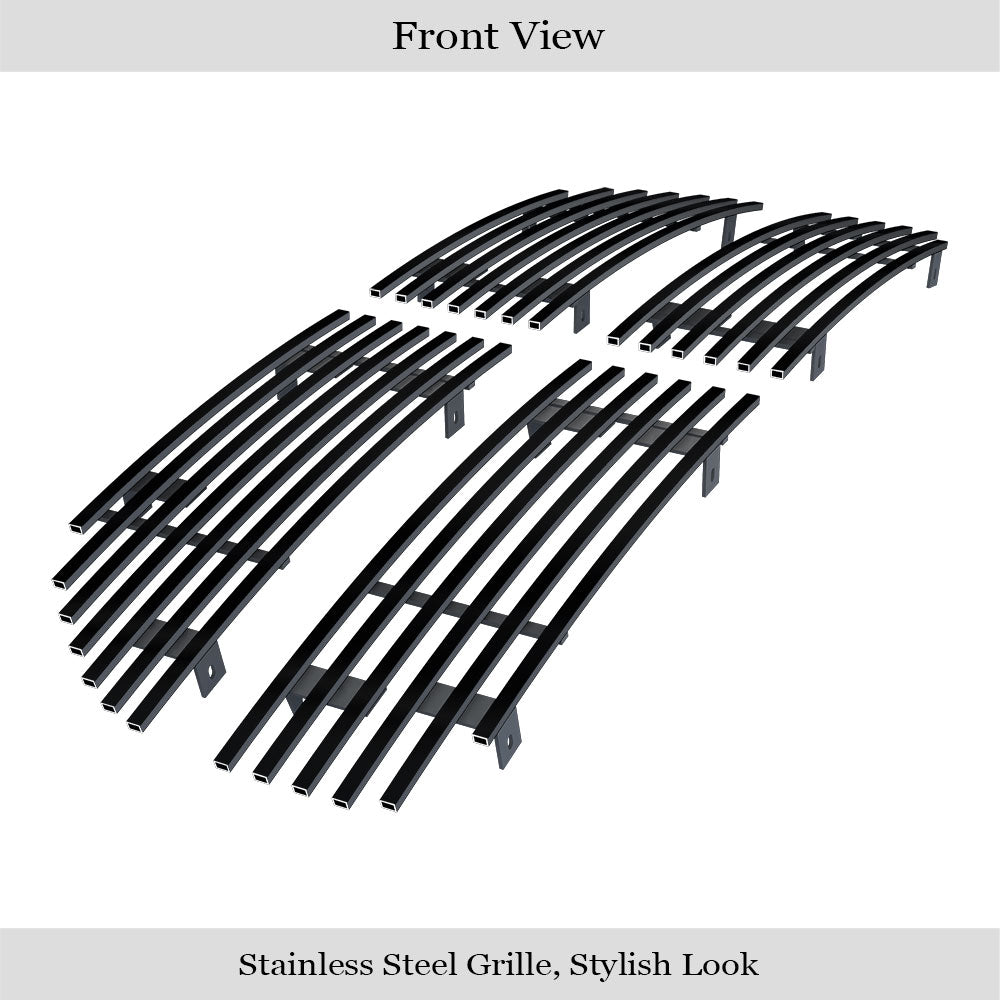 APS Black Stainless Upper Billet Grille: Dodge Magnum 2005 - 2007