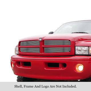 APS Polished Stainless Upper Billet Grille: Dodge Ram Sport ONLY 1999 - 2001