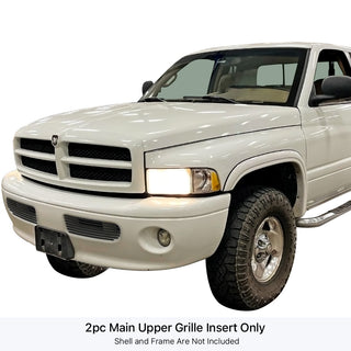 APS Black Stainless Lower Billet Grille: Dodge Ram Sport 1999 - 2001