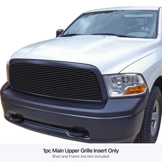 APS Black Stainless Upper Billet Grille: Dodge	Ram 1500 2009 - 2012