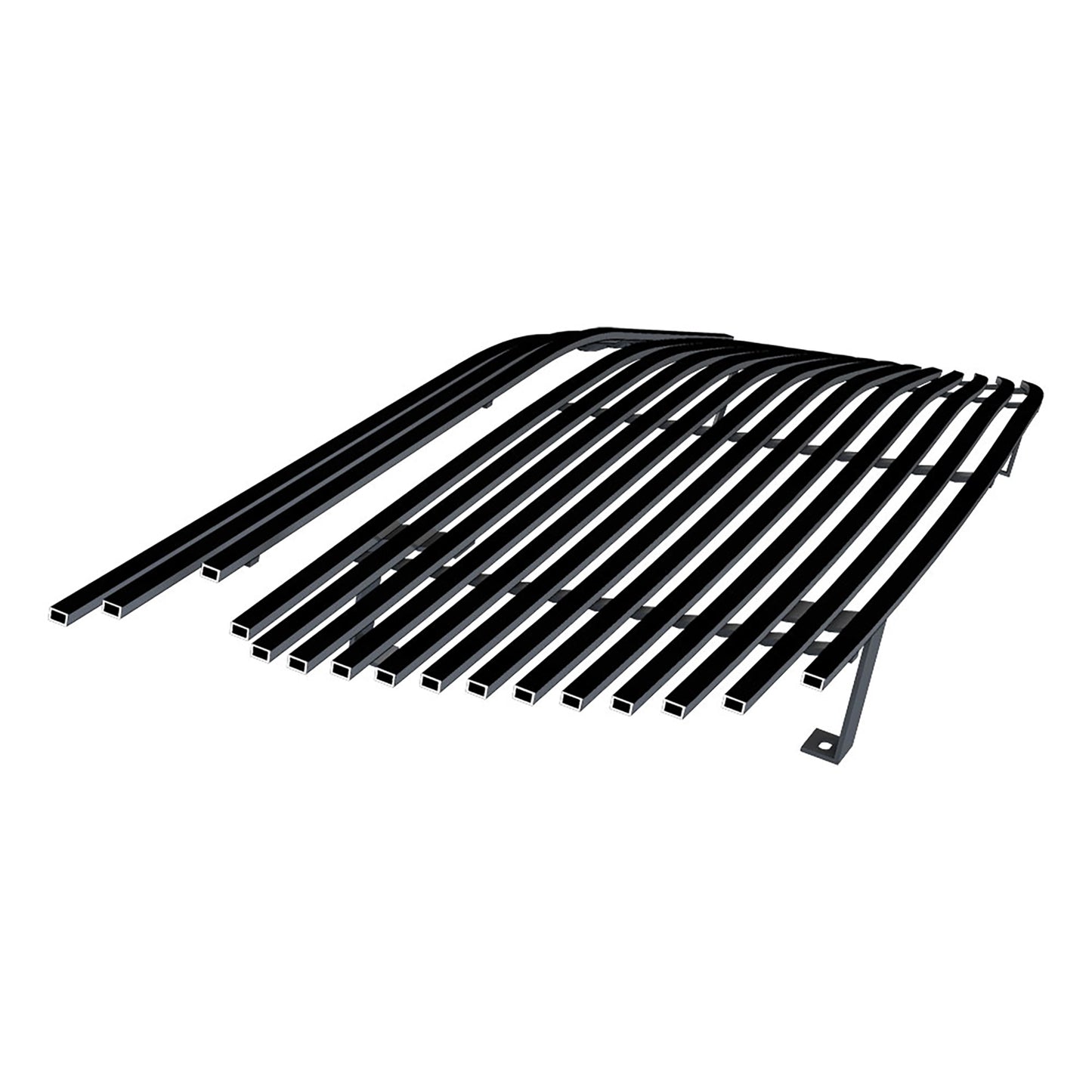APS Black Stainless Billet Grilles (Upper & Lower): Dodge Charger 2006 - 2010