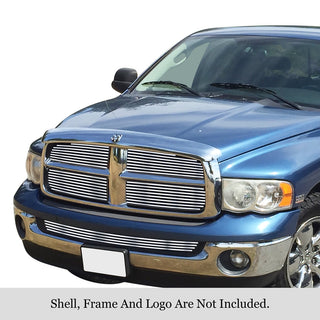 APS Polished Stainless Billet Grilles (Upper & Lower): Dodge Ram 2002 - 2005