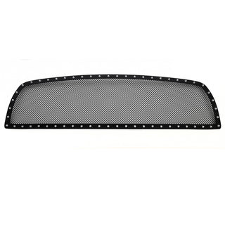 APS Black Stainless Upper Rivet Grille: Dodge	Ram 1500 2009 - 2012