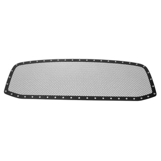 APS Black Stainless Upper Rivet Grille: Dodge Ram 2006 - 2008