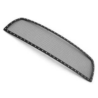 APS Black Stainless Upper Rivet Grille: Dodge	Ram 1500 2009 - 2012