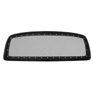 APS Black Stainless Upper Package Grille: Dodge Ram 2002 - 2005