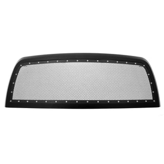 APS Black Stainless Upper Package Grille (Version 2): Dodge Ram 2010 - 2013 (2500 & 3500)
