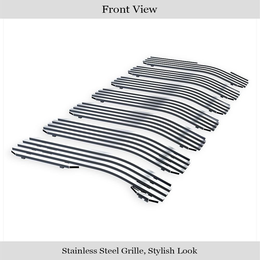 APS Polished Stainless Upper Billet Grille: Jeep Gladiator 2020 - 2025