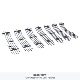 APS Polished Stainless Upper Billet Grille: Jeep Wrangler JL 2018 - 2025