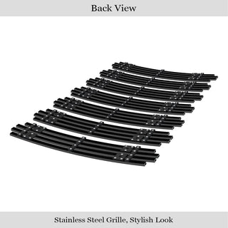 APS Black Stainless Upper Billet Grille: Jeep Wrangler JK 2007 - 2018