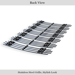 APS Polished Stainless Upper Billet Grille: Jeep Wrangler JK 2007 - 2018