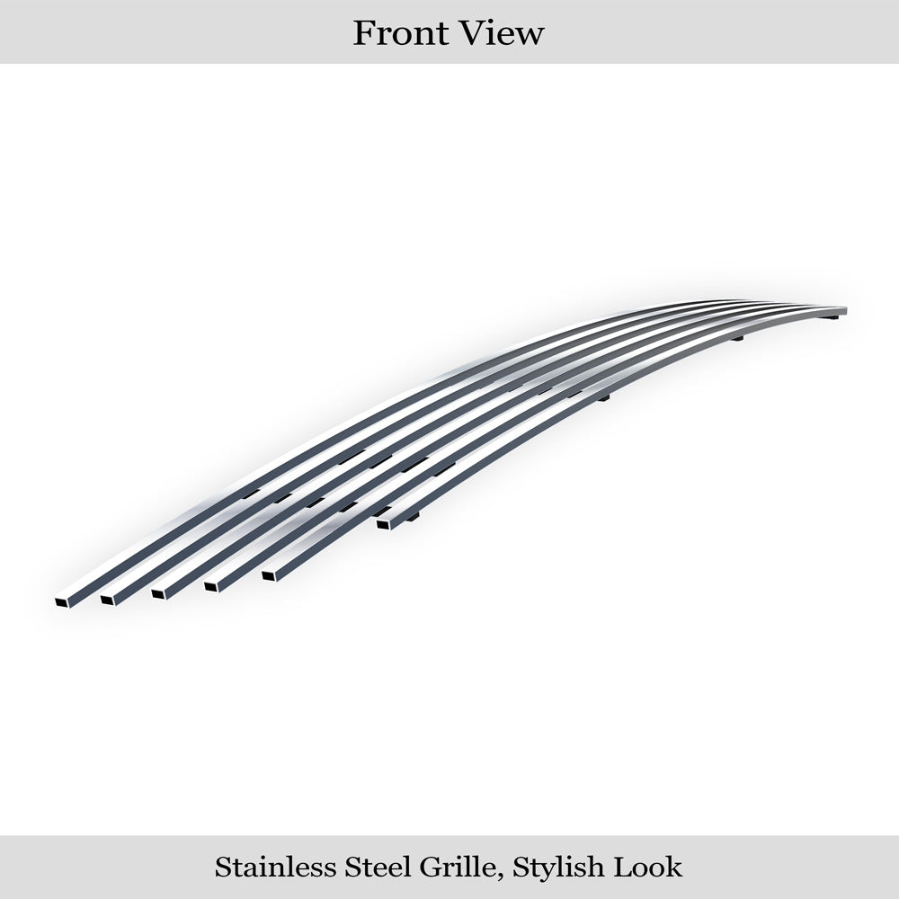 APS Polished Stainless Lower Billet Grille: Jeep Grand Cherokee 6.1L SRT8 2009 - 2010