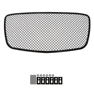 APS Black Stainless Upper Mesh Grille: Chrysler 300 2015 - 2024