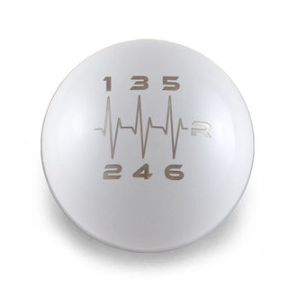 Billetworkz Weighted Shift Knob - 6-Speed Heartbeat Engraving for Dodge Challenger (2015-2023)