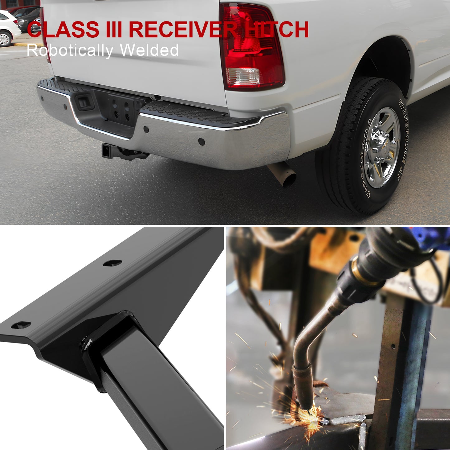 APS Carbon Rear Hitch (Class 3): Dodge Ram 2003 - 2010