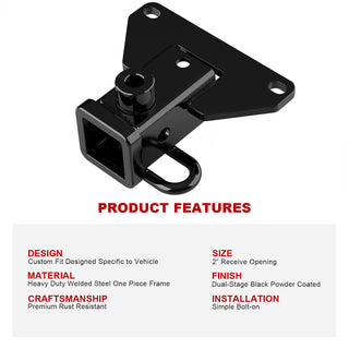 APS Carbon Rear Hitch (Class 3): Jeep Gladiator 2020 - 2025